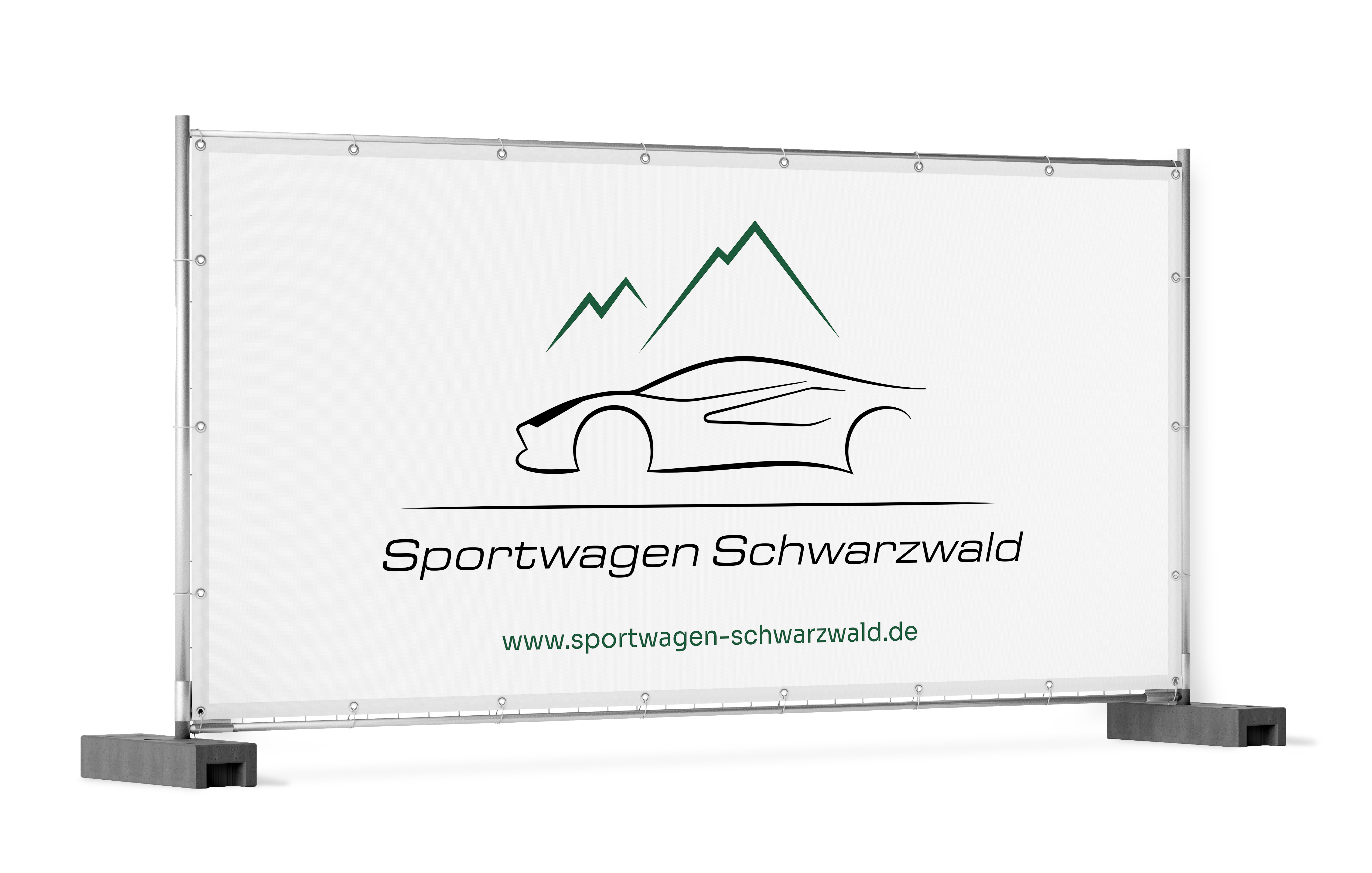 Ideenschmiede Portfolio - Sportwagen Schwarzwald Banner